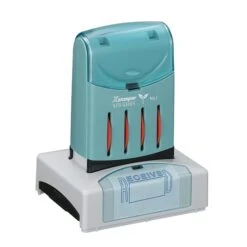 Xstamper NO.1 Pre-Inked Dater, "RECEIVED", Blue And Red Inks (036046)