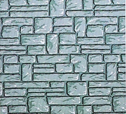 Fadeless Designs Paper Roll, Flagstone, 48 Inches X 50 Feet