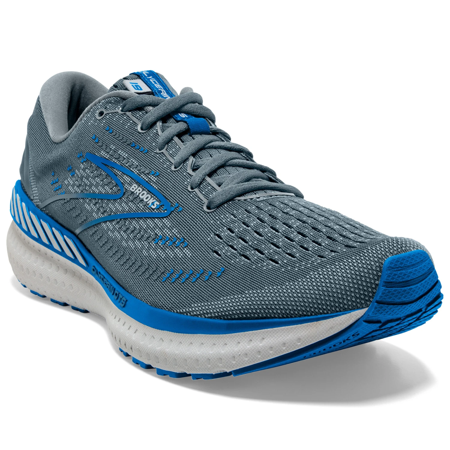 Brooks Mens Glycerin 19 GTS Wide Running Shoes - Image 2