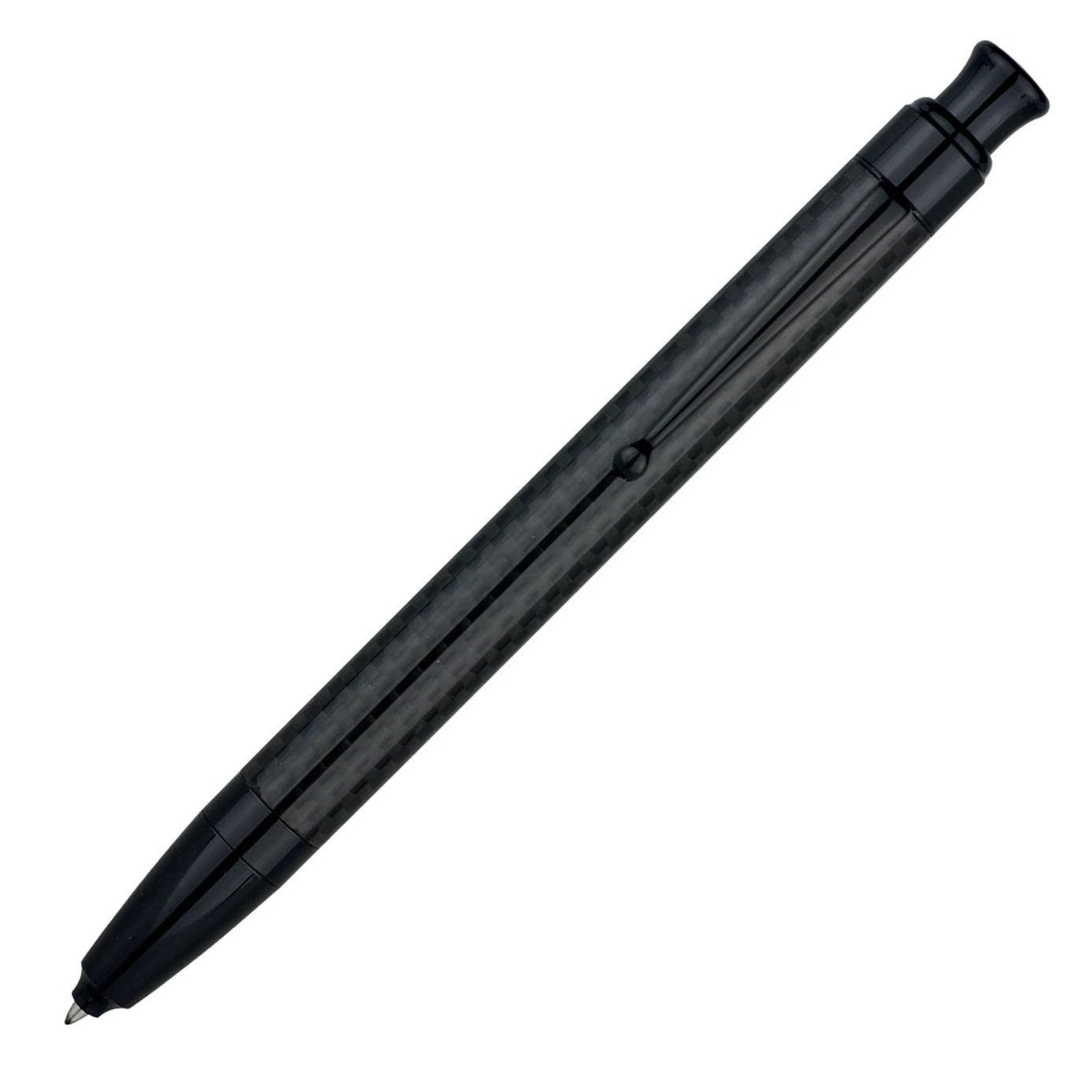 Monteverde Engage One Touch Ink Ball Rollerball Pen, Black Carbon Fiber