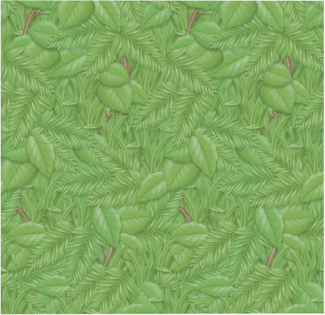 Fadeless Designs Paper Roll, Tropical Foliage, 48 Inches X 50 Feet
