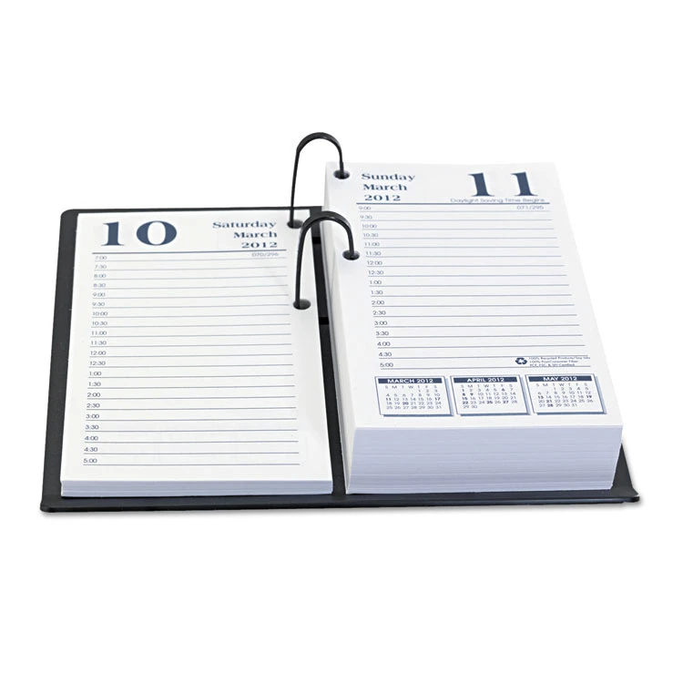 Universal Recycled Plastic #17 Calendar Holder, 3.5 X 6.5, Black - Image 4