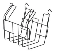 Classroom Select Contemporary Series Wire Book Basket, Black