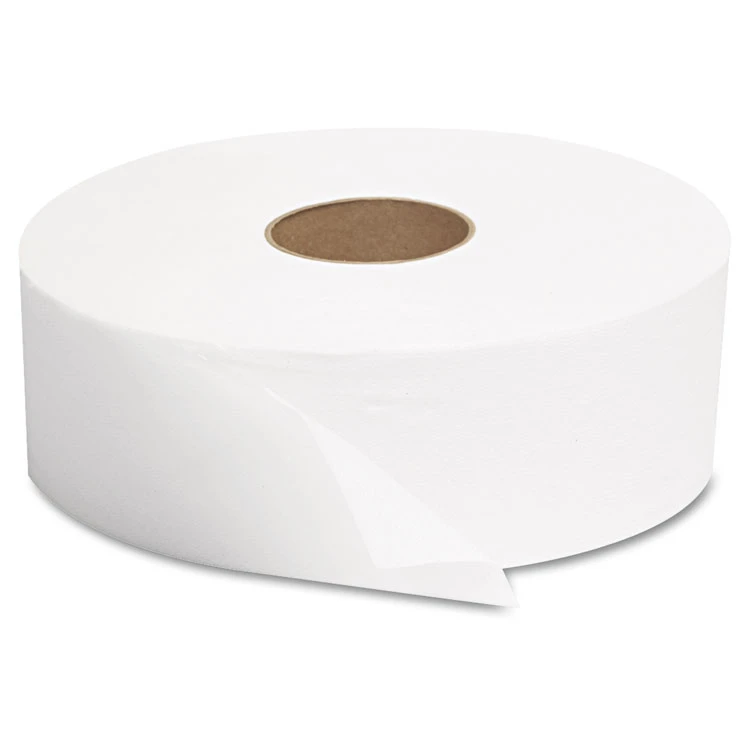 JRT Jumbo Bath Tissue, Septic Safe, 1-Ply, White, 3.63" X 2,250 Ft, 6 Rolls/Carton - Image 2