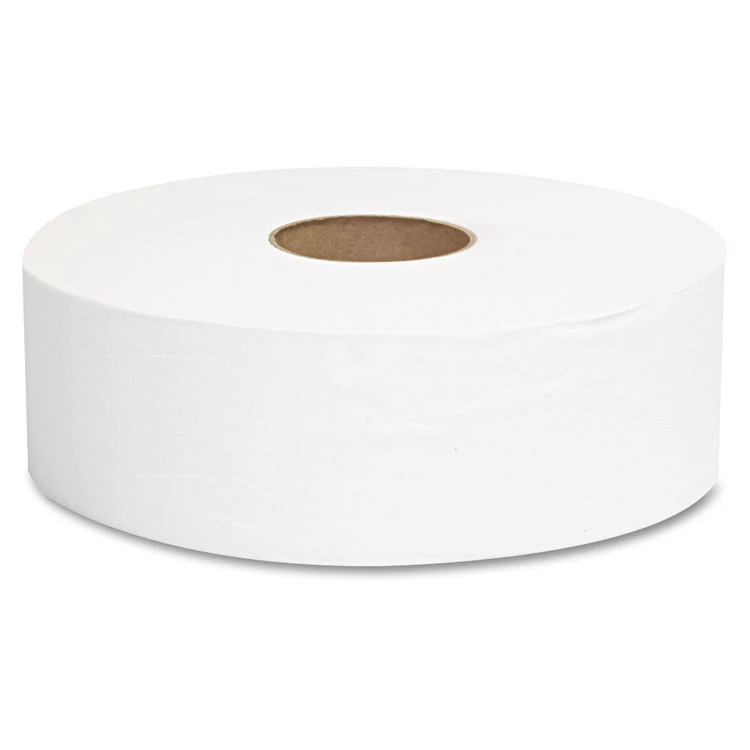JRT Jumbo Bath Tissue, Septic Safe, 1-Ply, White, 3.63" X 2,250 Ft, 6 Rolls/Carton - Image 3