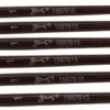 Sax Optimum White Synthetic Taklon Paint Brushes, Short Handle, Round, Size 1, Pack Of 6