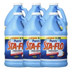 Purex Sta-Flo Liquid Starch, 64 Ounces, Pack Of 6
