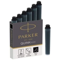 Parker® Parker - Cartridge Quink Short Black Set 6pce