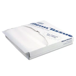 Dixie Menu Tissue Untreated Paper Sheets, 12 X 12, White, 1,000/Pack, 10 Packs/Carton
