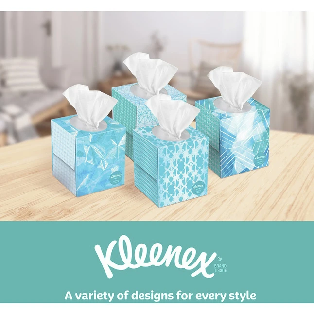 Kleenex Cooling Lotion Tissues, 2-Ply, Box Of 45 Tissues - Image 2