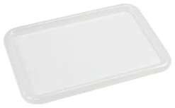 School Smart Storage Tray Lid, 8 X 12-3/8 Inches, Clear