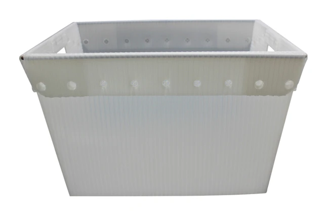 Flipside Plastic Storage Postal Tote, Translucent, Pack Of 2 - Image 2