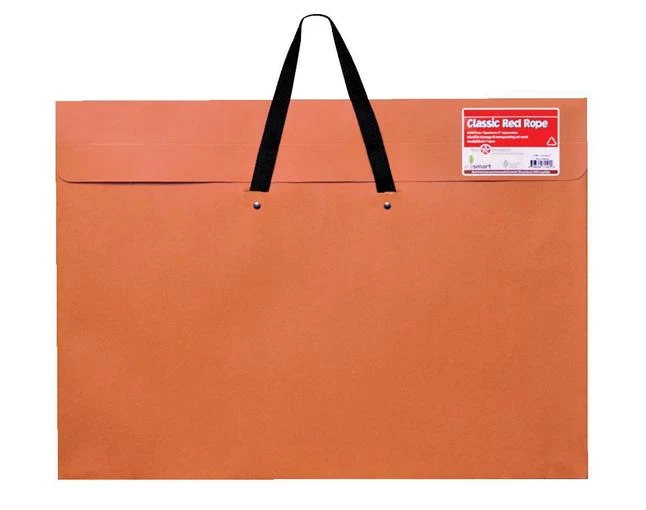 Star Products Artist Red Rope Fiber Portfolio, 23 X 31 Inches, 2 Inch Expansion