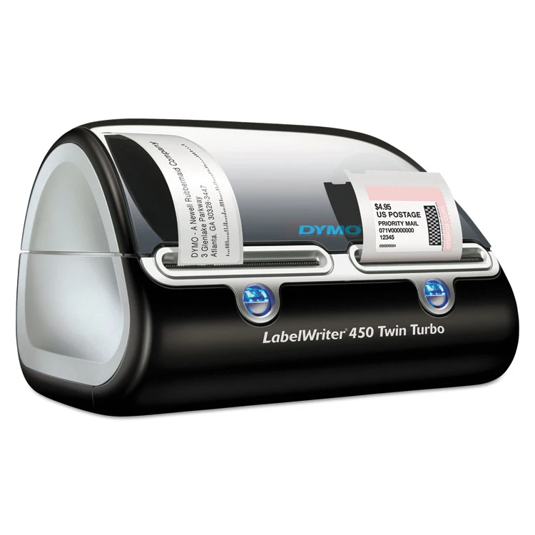 DYMO LabelWriter 450 Twin Turbo Label Printer, 71 Labels/min Print Speed, 5.5 X 8.4 X 7.4 - Image 3