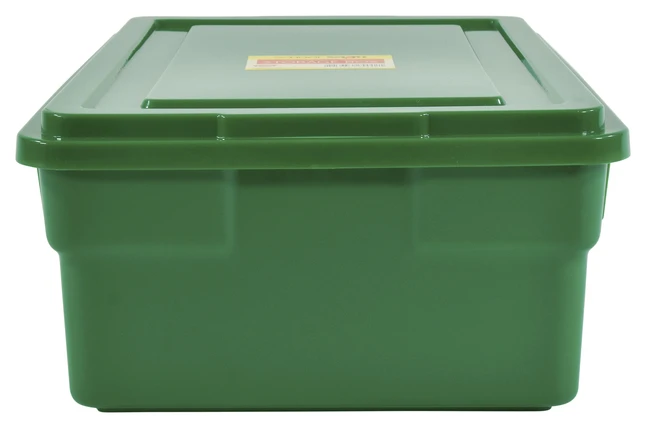 School Smart Storage Box With Lid, 11 X 6 X 16 Inches, Green - Image 2