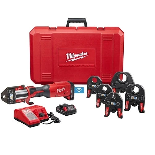 Milwaukee M18 Force Logic Press Tool Kit W/ One-Key & 1/2" - 2" CTS Jaws 2922-22