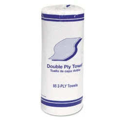 Kitchen Roll Towels, 2-Ply, 11 X 7.8, White, 85/Roll, 30 Rolls/Carton