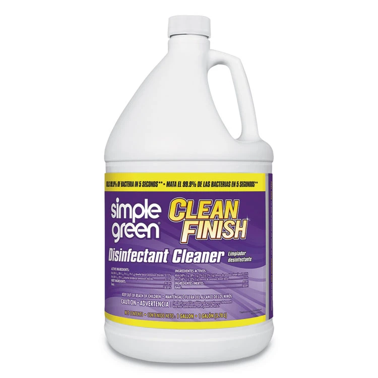 Clean Finish Disinfectant Cleaner, 1 Gal Bottle, Herbal
