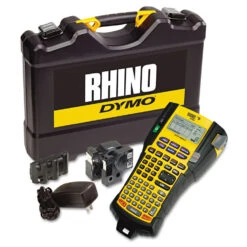 DYMO Rhino 5200 Industrial Label Maker Kit, 5 Lines, 4.9 X 9.2 X 2.5