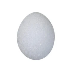 FloraCraft Styrofoam Egg, 3-1/6 X 2-5/16 Inches, White, Pack Of 4