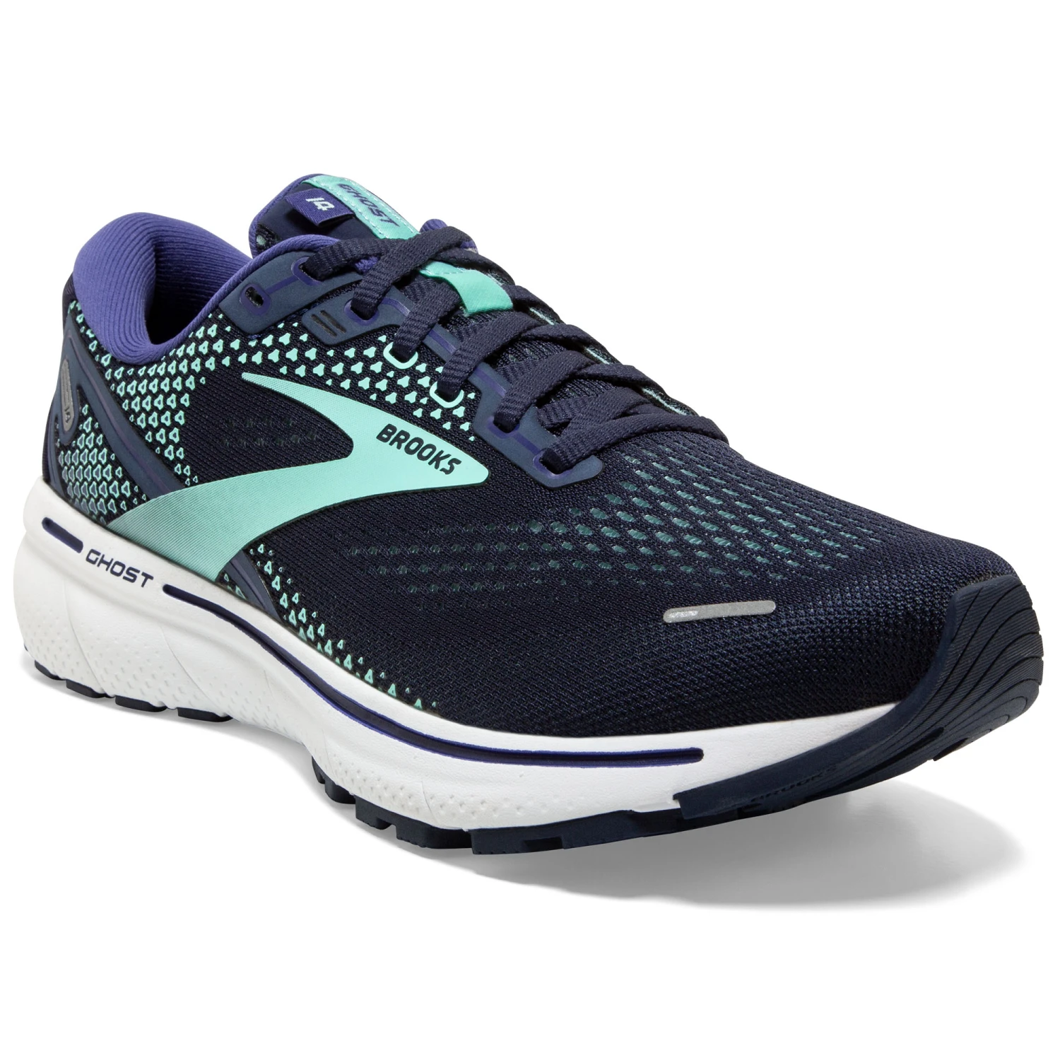 Brooks Womens Ghost 14 Wide Running Shoes - Image 4
