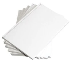 Sax Sulphite Book Making Pre-Punched Paper, 80 Lbs, 6 X 9 Inches, 500 Sheets