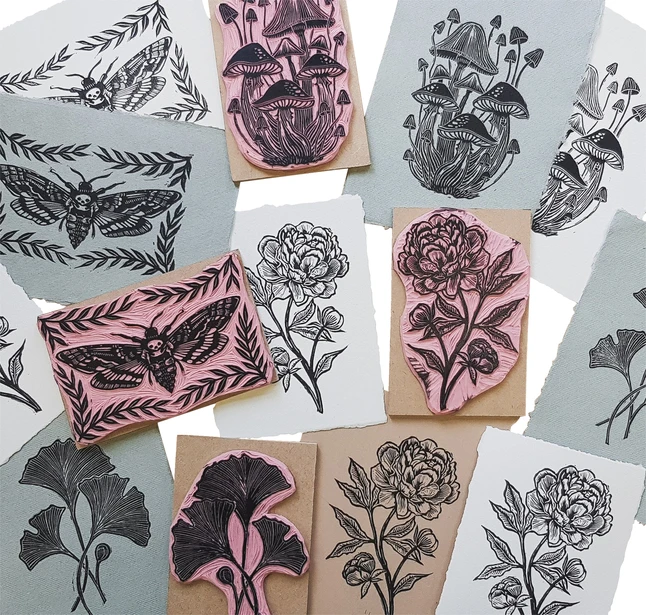 Speedball Water Soluble Block Printing Ink, Set Of 12 - Image 2