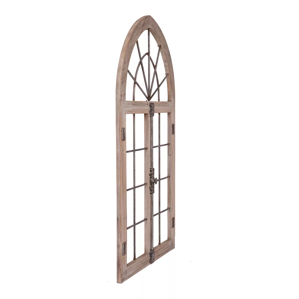Patton Distressed Cathedral Window Frame Wall Decor - Image 3