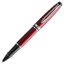 Waterman - Expert 3 Dark Red Rollerball Chrome Trim Pen