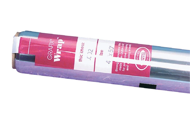 Grafix Dura-Lar Clear Film, .002 Inch Thickness, 40 Inches X 50 Feet Roll