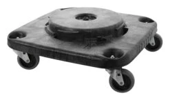 Rubbermaid Conversion Dolly For Square Brute Container, 17-1/4 X 17-1/4 X 6-1/4 Inches , Black