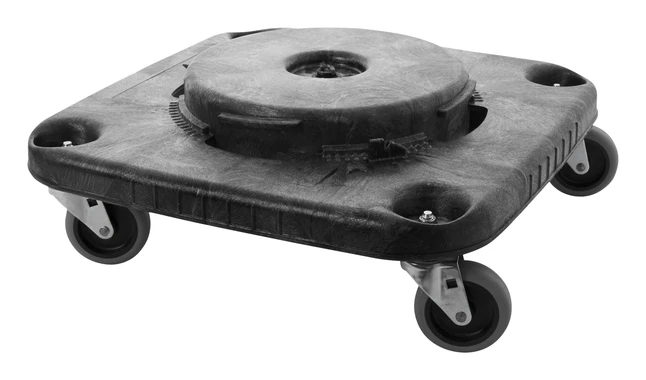 Rubbermaid Conversion Dolly For Square Brute Container, 17-1/4 X 17-1/4 X 6-1/4 Inches , Black