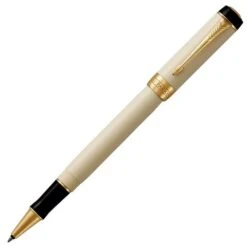 Parker® Parker - Duofold Classic Rollerball Pen Ivory Gold Trim