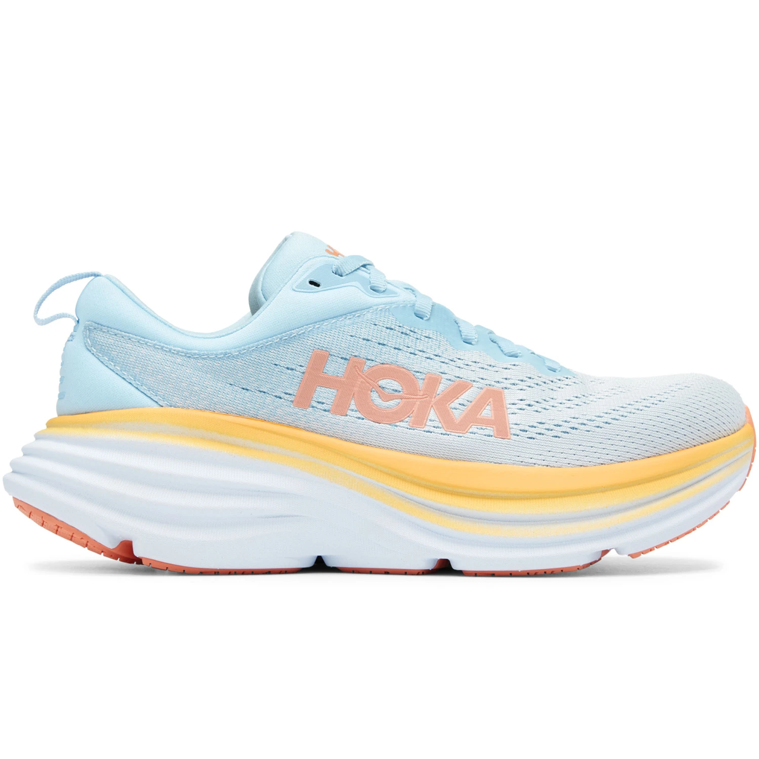 HOKA ONE ONE Womens Bondi 8 Wide Running Shoes - Image 3