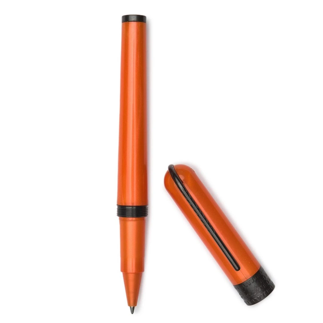 Pineider Metropolis Rollerball Pen, Orange