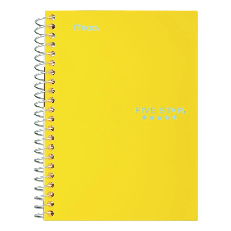 Wirebound Notebook With Two Pockets, 1-Subject, Medium/College Rule, Randomly Assorted Cover Color, (100) 7 X 4.38 Sheets - Image 7