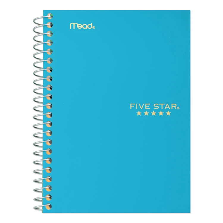 Wirebound Notebook With Two Pockets, 1-Subject, Medium/College Rule, Randomly Assorted Cover Color, (100) 7 X 4.38 Sheets - Image 10