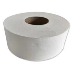 JRT Jr. Jumbo-Junior Bath Tissue, 2-Ply, White, 3.1" X 1,000 Ft, 12/Carton