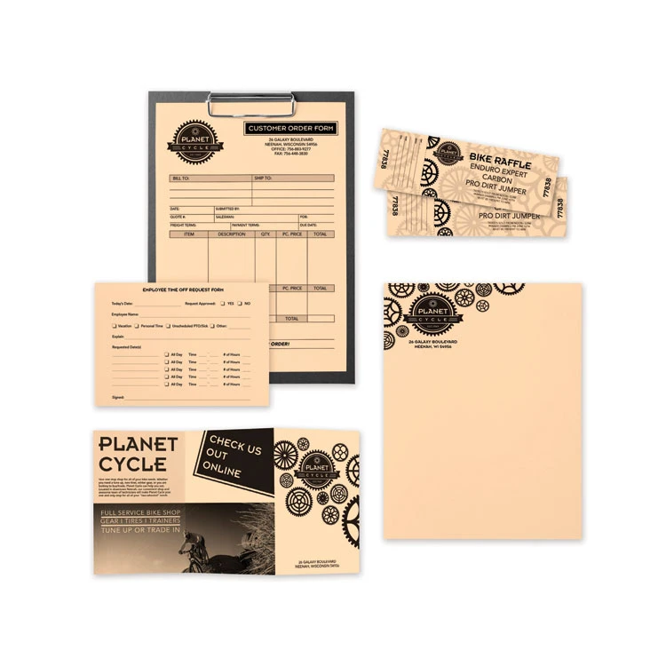 Color Paper, 24 Lb Bond Weight, 8.5 X 11, Punchy Peach, 500/Ream - Image 3