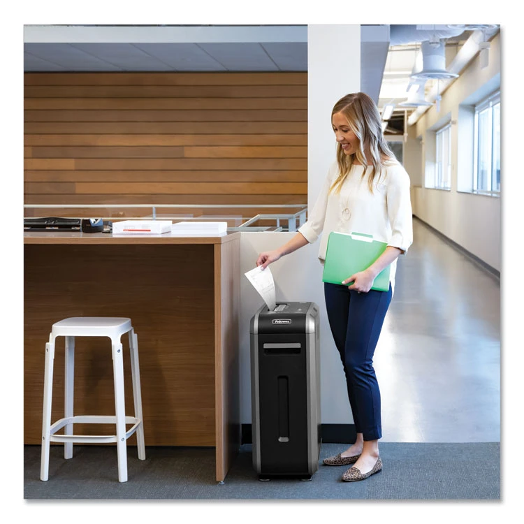 Fellowes Powershred 125Ci 100% Jam Proof Cross-Cut Shredder, 20 Manual Sheet Capacity - Image 5