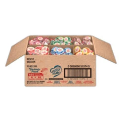 Liquid Coffee Creamer, Variety Pack, 6 Assorted Flavors, 0.38 Oz Mini Cups, 180/Carton