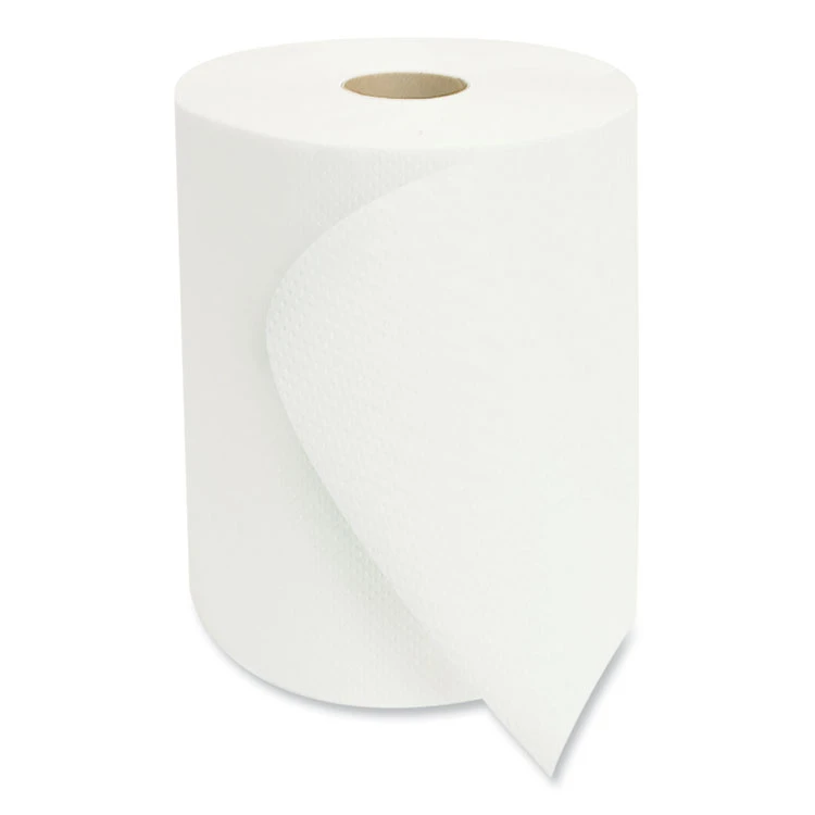 Morsoft Universal Roll Towels, 1-Ply, 8" X 800 Ft, White, 6 Rolls/Carton - Image 6