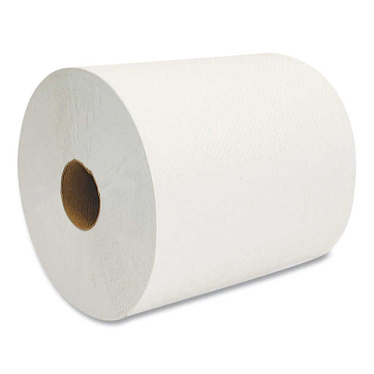 Morsoft Universal Roll Towels, 1-Ply, 8" X 800 Ft, White, 6 Rolls/Carton - Image 5