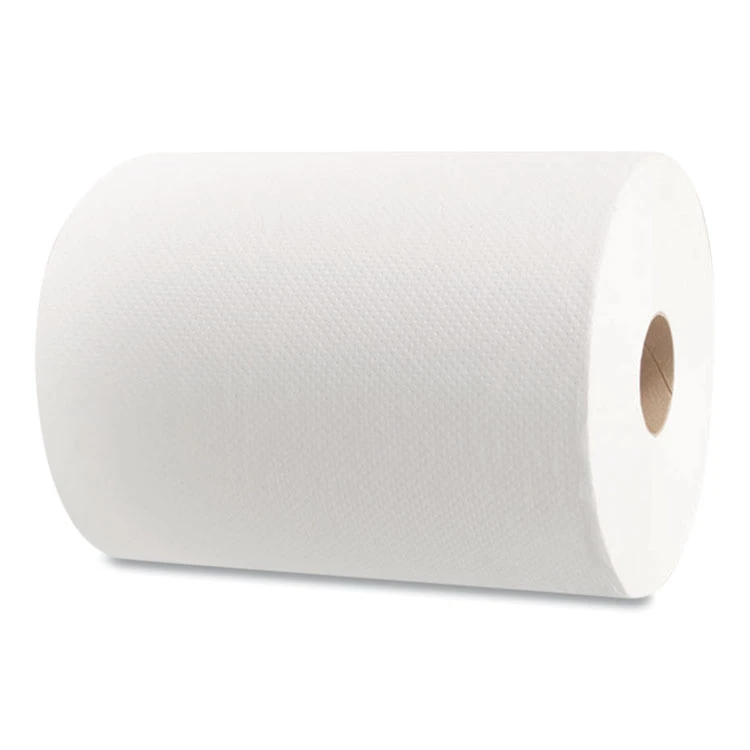 10 Inch Roll Towels, 1-Ply, 10" X 800 Ft, White, 6 Rolls/Carton - Image 5