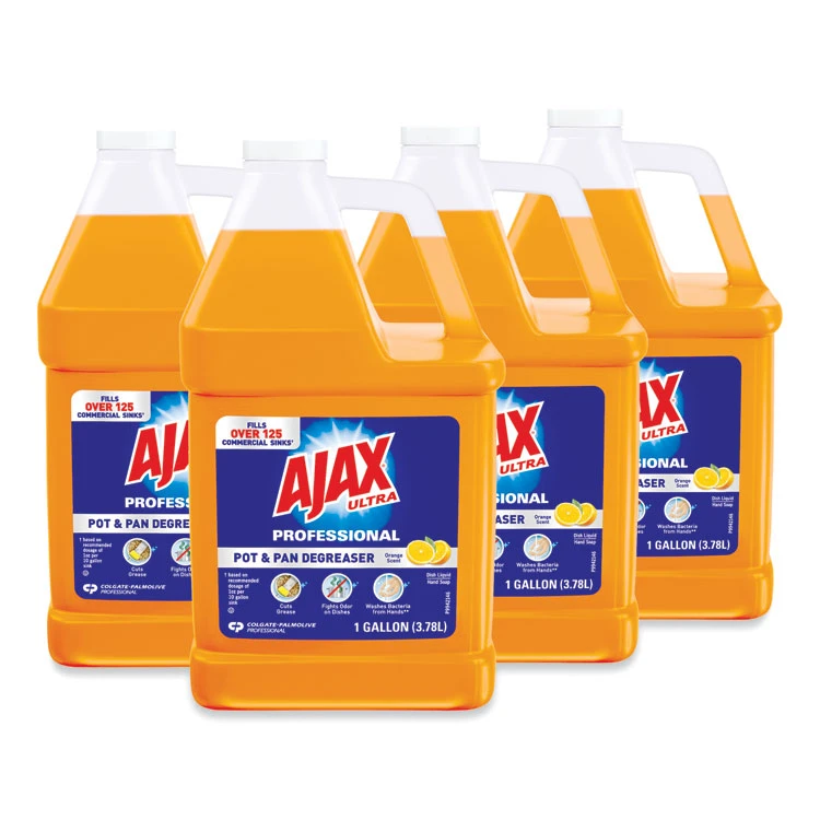 Ajax® Dish Detergent, Citrus Scent, 1 Gal Bottle, 4/Carton - Image 2