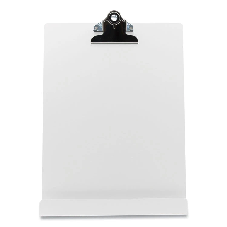 Free Standing Clipboard And Tablet Stand, 1" Clip Capacity, Letter Size: Holds 8.5 X 11 Sheets, White - Image 2