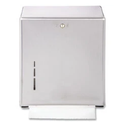 C-Fold/Multifold Towel Dispenser, 11.38 X 4 X 14.75, Stainless Steel
