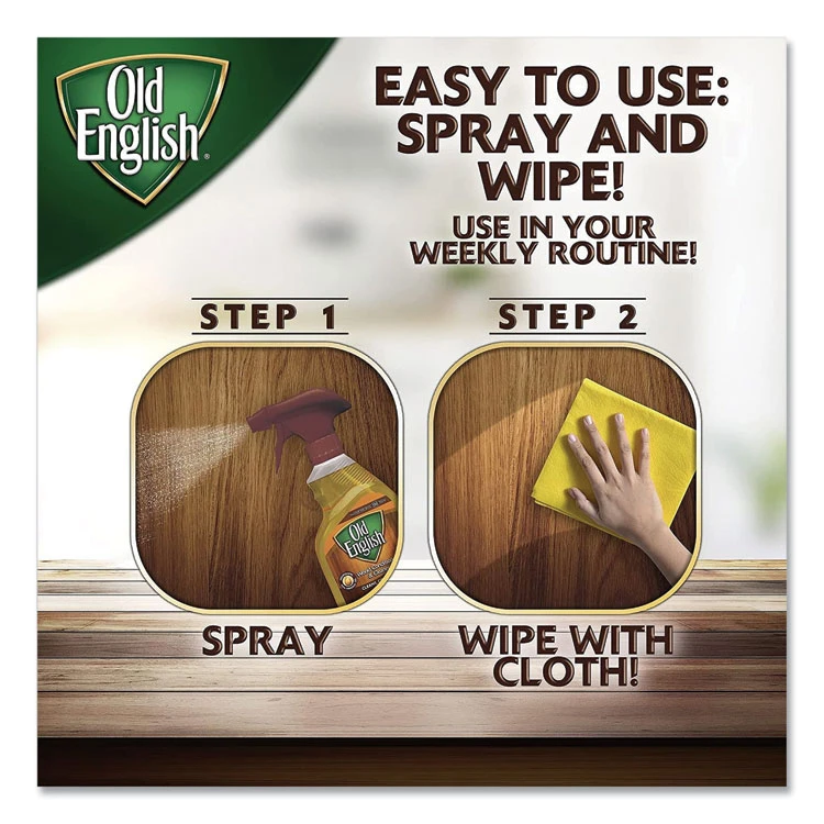 Oil, Furniture, Fresh Lemon, 12 Oz, Spray Bottle - Image 3