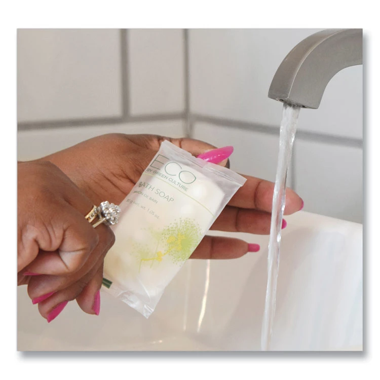 Bath Massage Bar, Clean Scent, 1.06 Oz, 300/Carton - Image 2