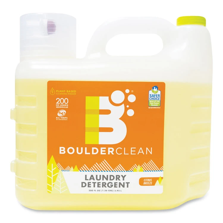 Liquid Laundry Detergent, Citrus Breeze, 200 HE Loads, 200 Oz Bottle
